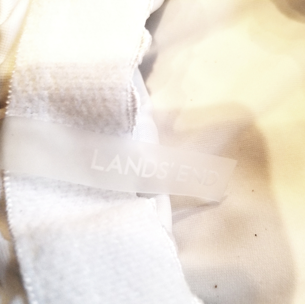 NWOT Lands End one-piece swimsuit black/white - Picture 5 of 5